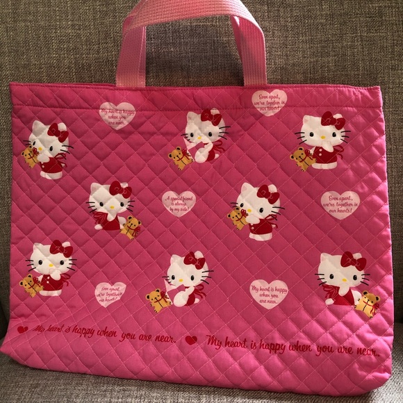 Hello Kitty Quilted Tote Bag - Picture 4 of 8